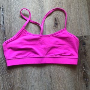 Lululemon pink sports bra size 6